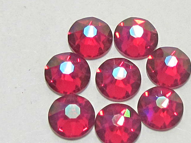 1 Gross 5ss RUBY GLACIER BLUE BRILLIANCE FLATBACK Rhinestones